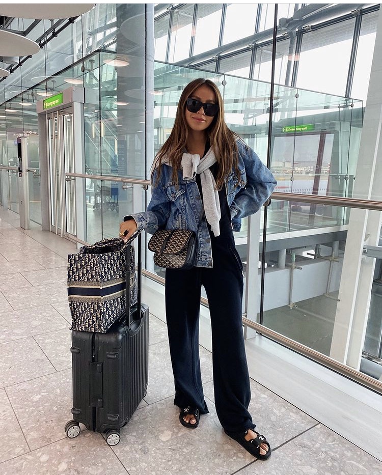 comfy airport travel outfit ideas